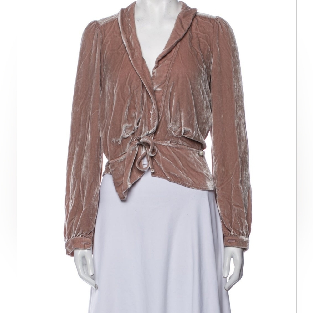 Reformation Festive Velvet Jacket - Picture 4 of 7